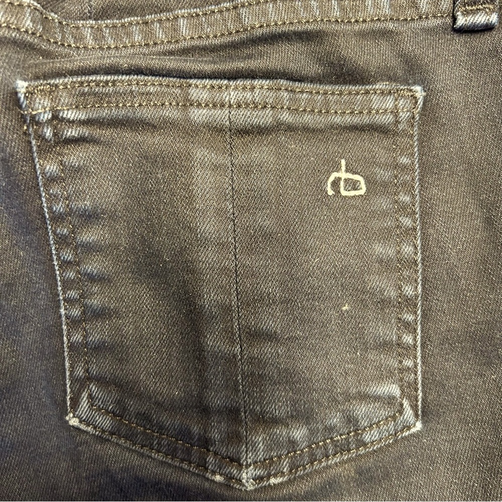 Rag & Bone Coal with Holes Women’s Skinny Jeans. Size 26 - Picture 8 of 16